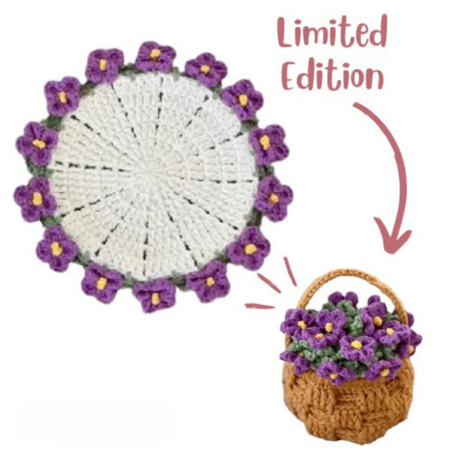 CozyPetal™ Handmade Crochet Flower Coaster