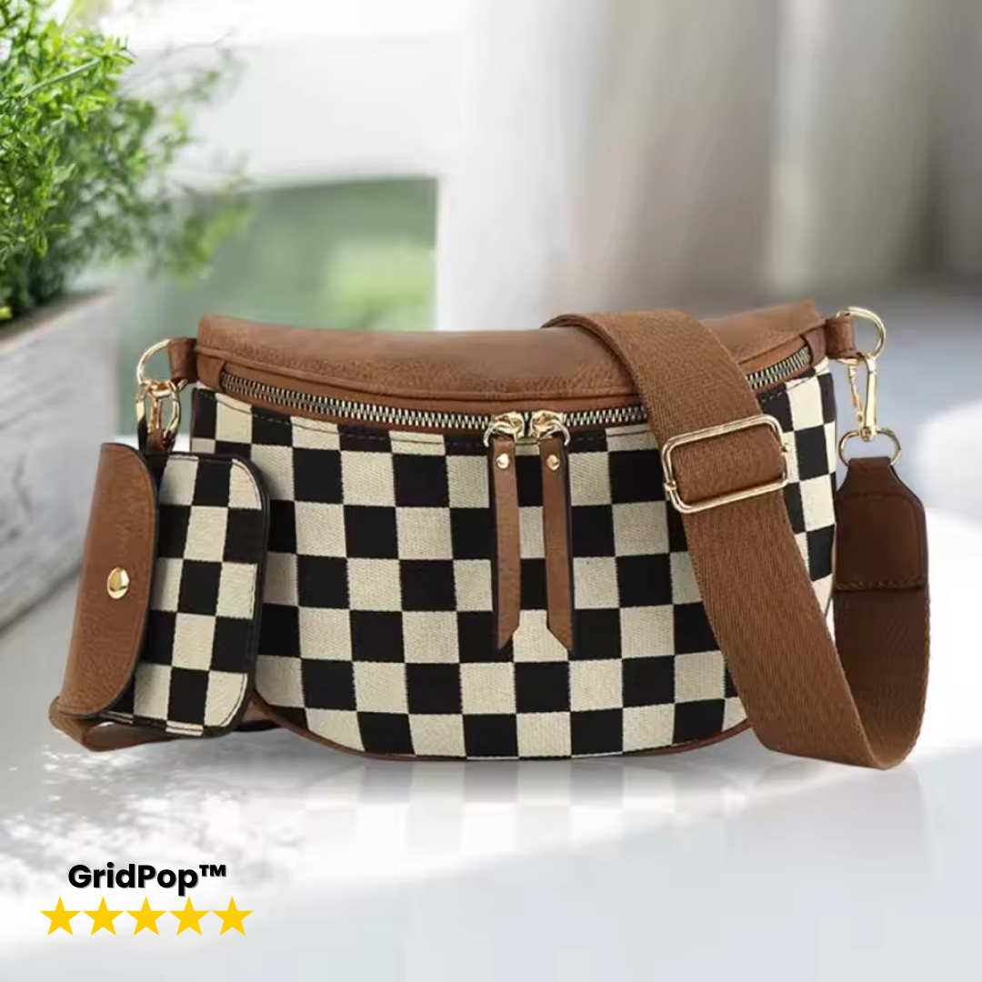 Last Day 50% OFF🔥I GridPop™ Women's PU Leather Crossbody Bag
