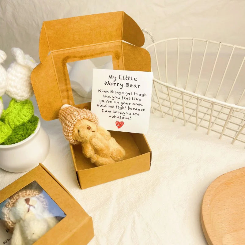 FreeWorry™ Mini Plush Bear in a Box