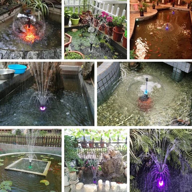 AquaLumina Fountlite – Enchant Your Garden with a Mesmerizing LED Fountain! - VERRANOO