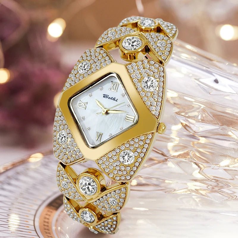 Auravia™ Luxe Gold Bracelet Diamond Watch for Women - VERRANOO