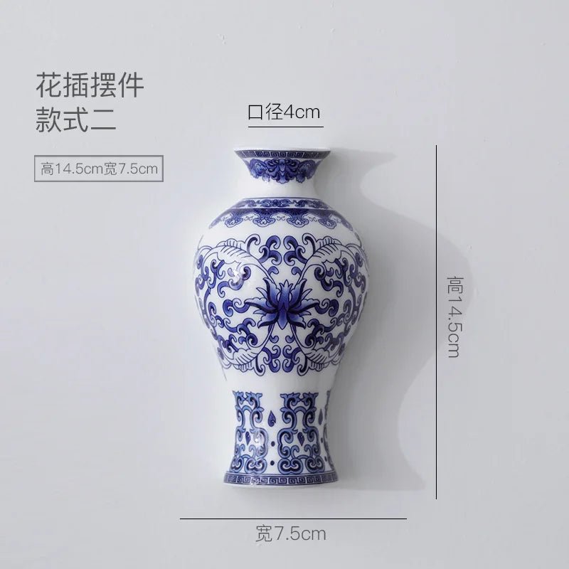 BlueBloom™ Hanging Porcelain Vase - VERRANOO