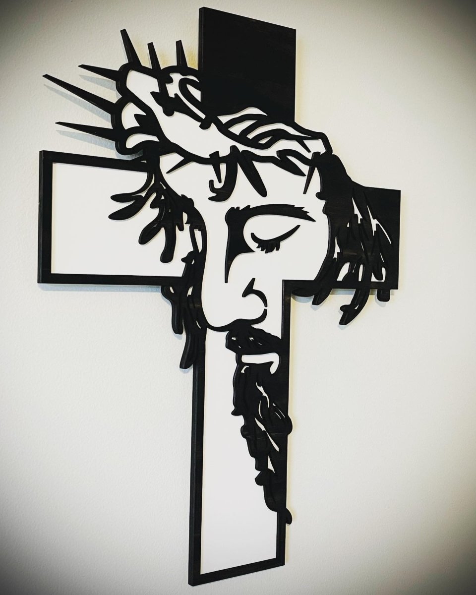 CrossGlow Sacred – Christian Cross Wall Decor - VERRANOO