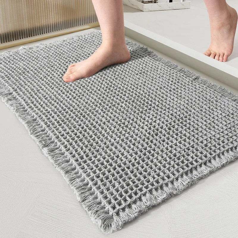 DryBath™ Waffle Weave Bath Mat - VERRANOO