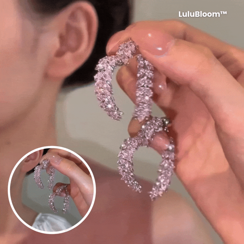 LuluBloom™ Dual-Wear Zircon Leaf Earrings