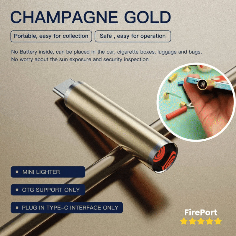 FirePort™ Type-C Mini Cigarette Lighter
