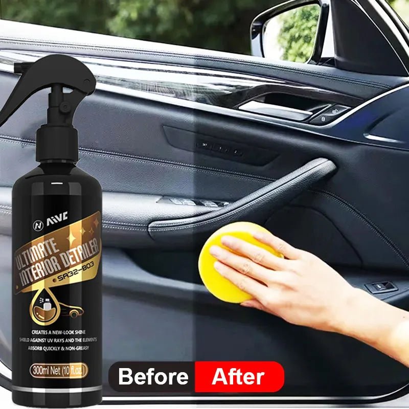 GoldenShine™ Car Plastic & Leather Restorer for Shine and Durable Protection - VERRANOO