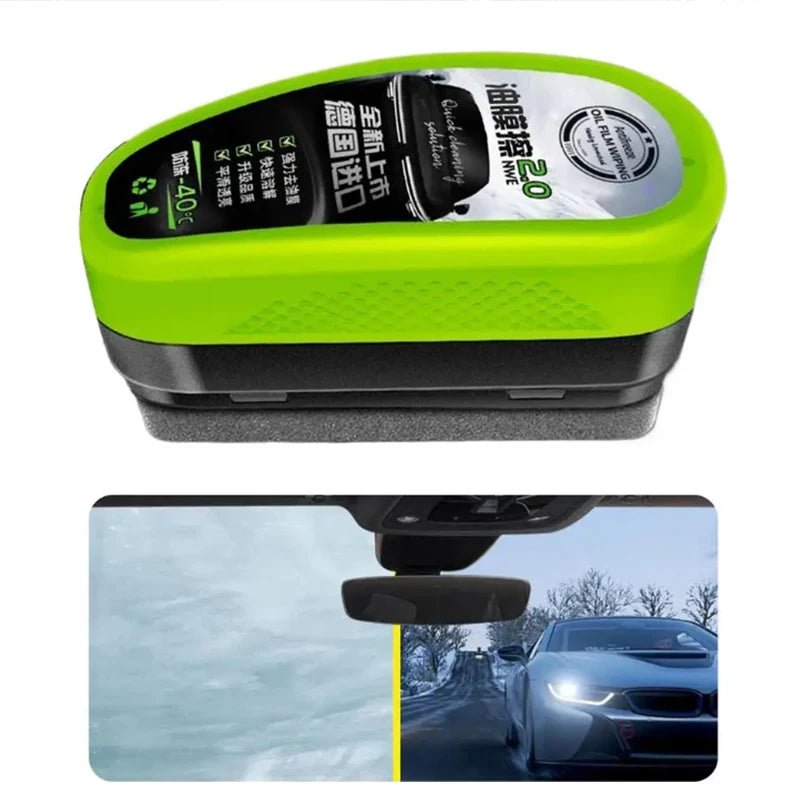 GreenClear™ Car Glass Oil Film Remover Brush - VERRANOO
