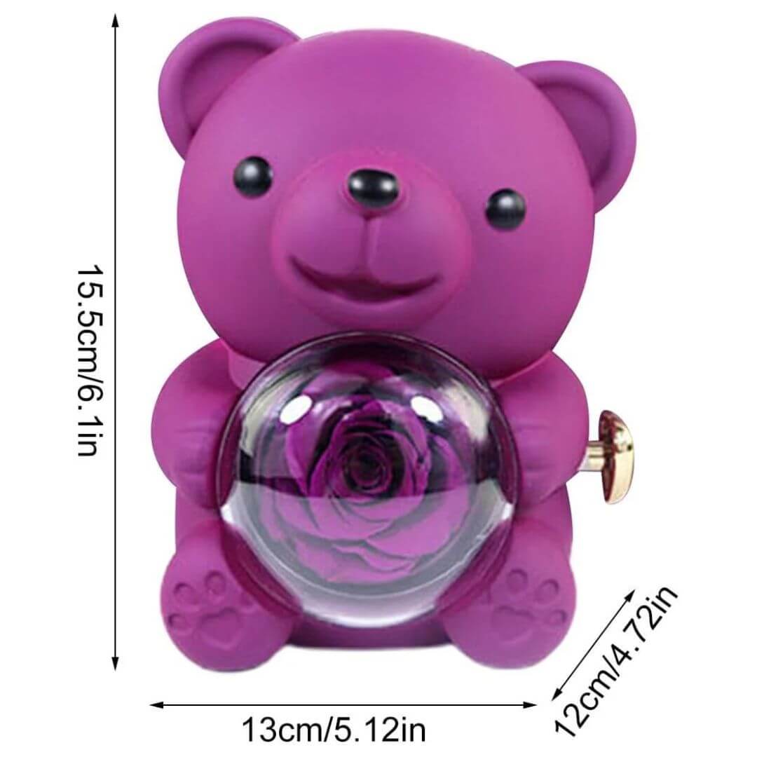 InfinyRose⢠Rose & Heart Necklace Gift Set - VERRANOO