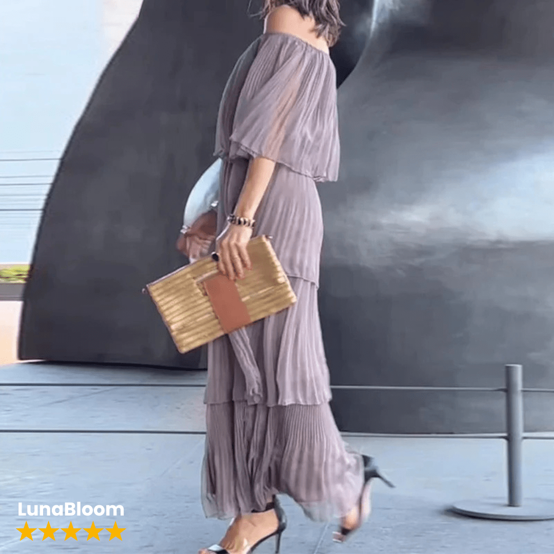 LunaBloom™ Off - Shoulder Boho Maxi Dress - VERRANOO