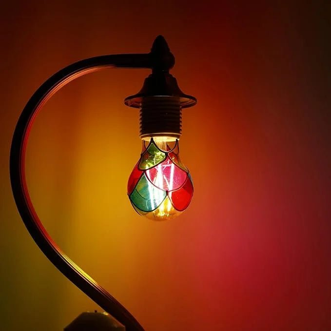 MosaicGlow™ Stained Glass LED Light Bulbs - VERRANOO