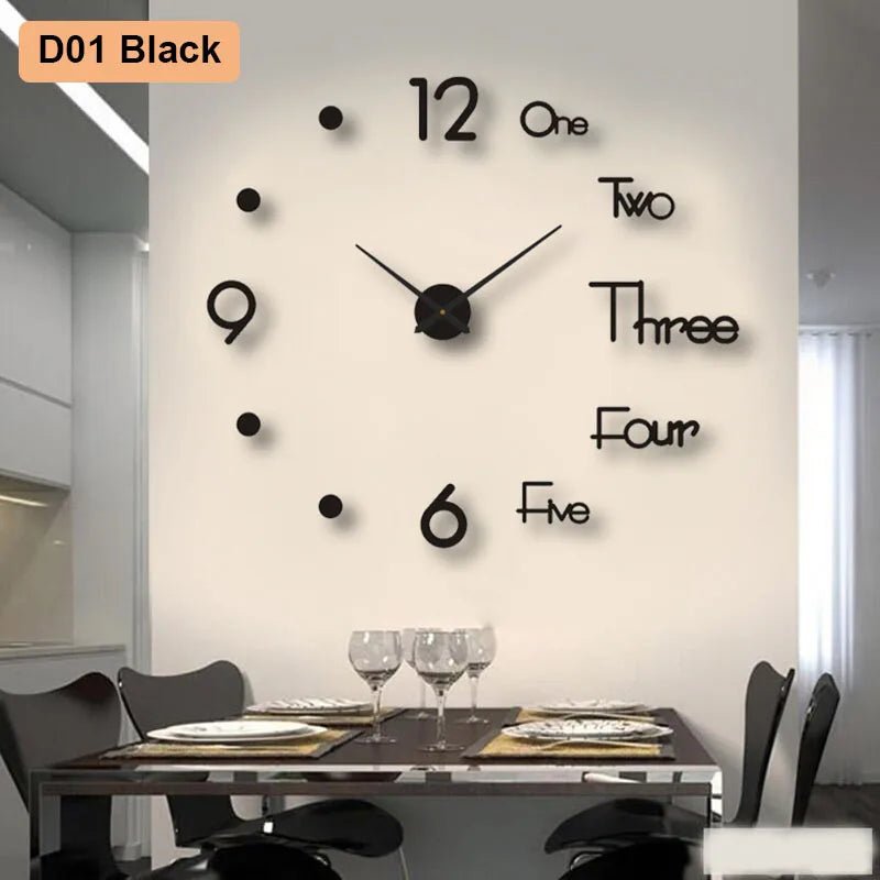 TimelessEase™ 3D DIY Creative Wall Clock - VERRANOO