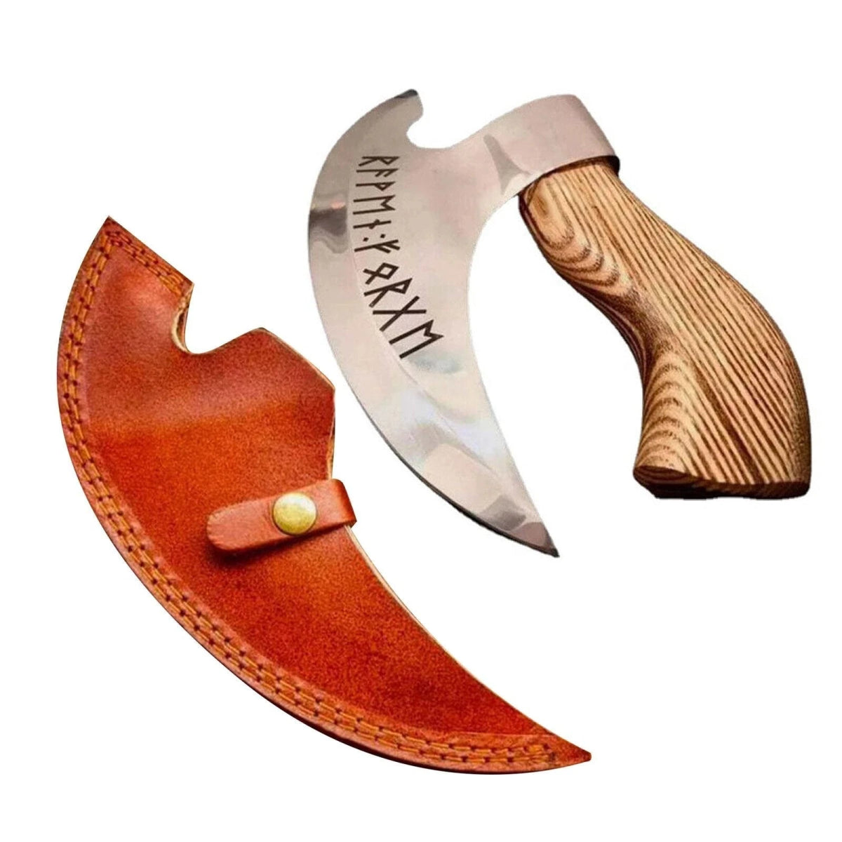 Viking Hatchet Handmade Pizza Cutting Axe (Free leather case) - VERRANOO