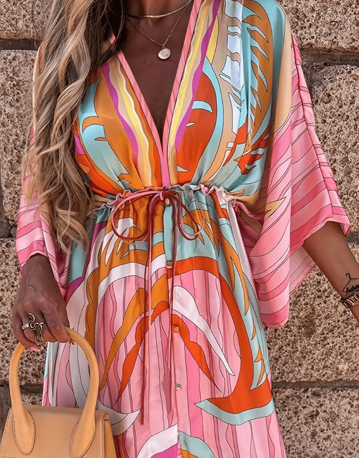VivaIsla™ Tropical Escape Maxi Dress - VERRANOO