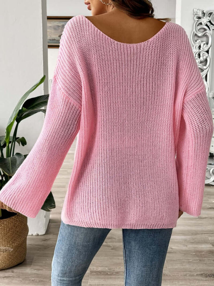 One-Shoulder Hazel Loose Sweater