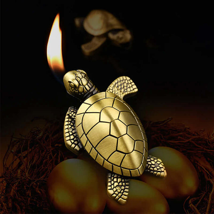 Turtlit Golden Turtle Lighter