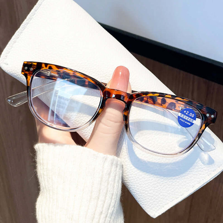 WOMEN'S LEOPARD FASHION ANTI-BLUE LIGHT READING GLASSES