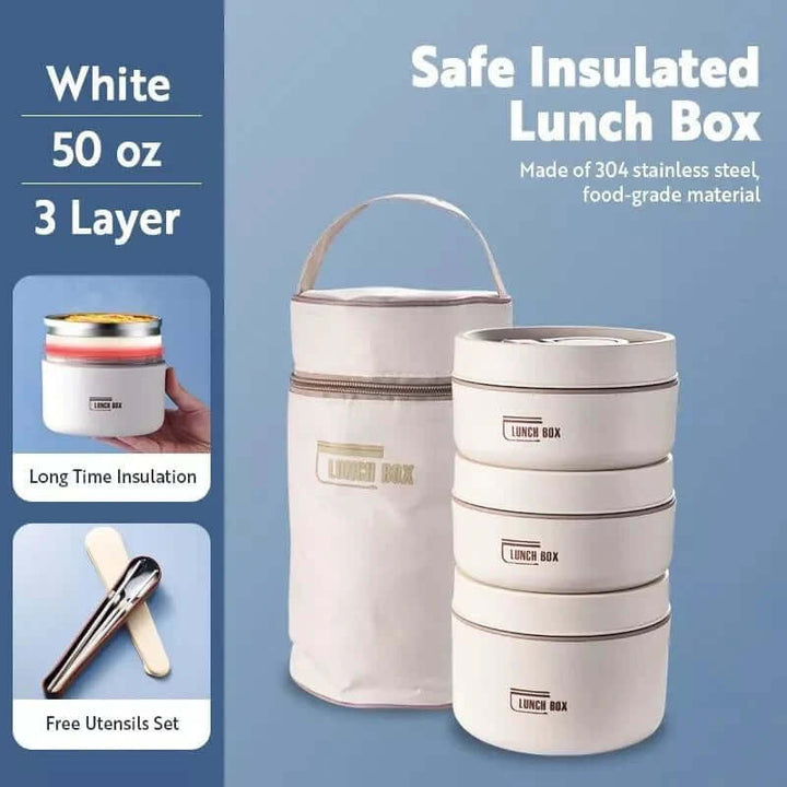 Last Day 50% OFF I SafePort™ Portable Insulated Lunch Container Set - Free Shipping!!