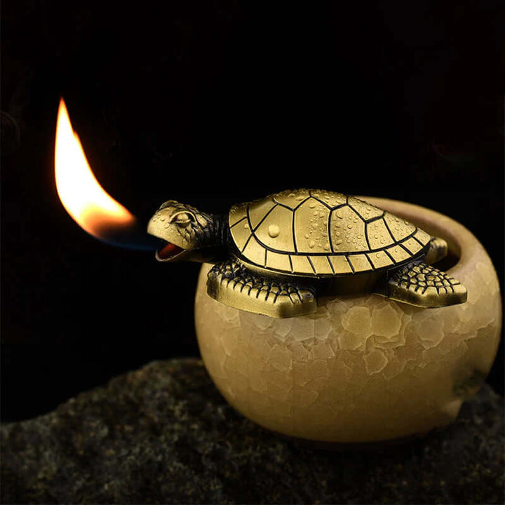 Turtlit Golden Turtle Lighter