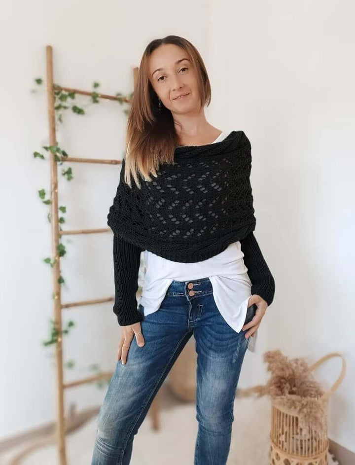 Women's Winter Knitted Wrap & Shrug