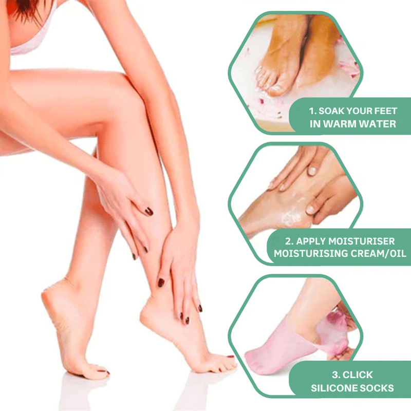 (1+1 FREE) FeetSofter™ Spa Gel Moisturizing Socks - VERRANOO