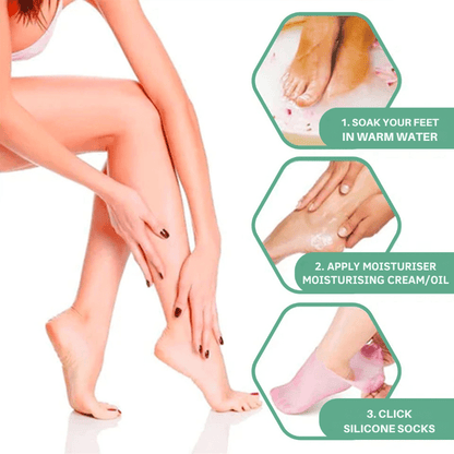 (1+1 FREE) FeetSofter™ Spa Gel Moisturizing Socks - VERRANOO