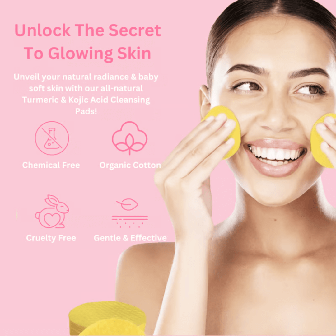 1+1 FREE | GlowGuard™ Turmeric Kojic Acid Pads - VERRANOO