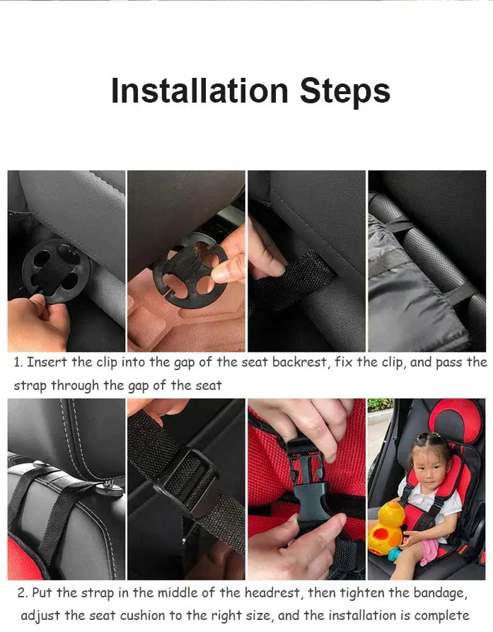 StrapSafe™ Auto Child Safety Seat Simple Car Portable Seat Belt