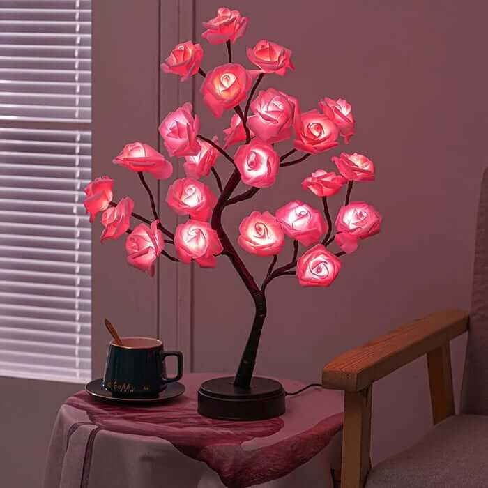 Elegant Rose Tree Lamp - Free Protected Shipping! - Coolpho