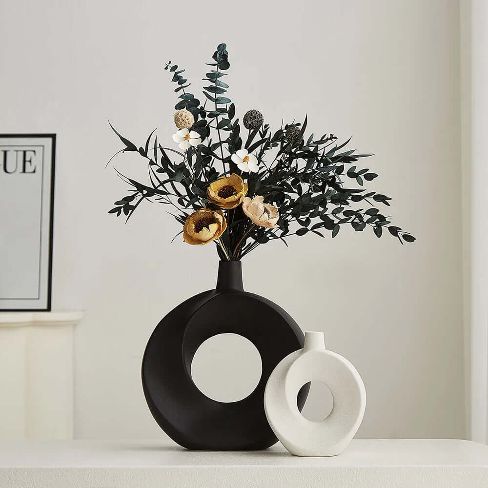 Nordic Elegance Donut Vase - Coolpho