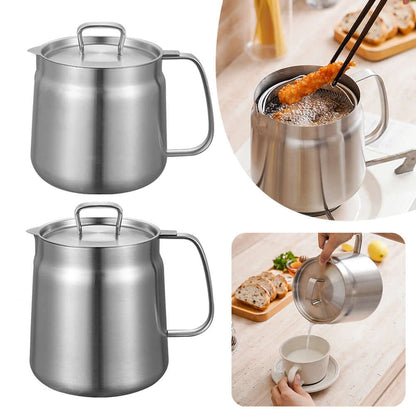 2 - in - 1 Oil Strainer Pot - VERRANOO