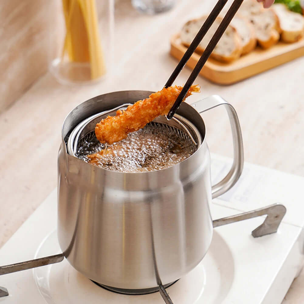 2 - in - 1 Oil Strainer Pot - VERRANOO