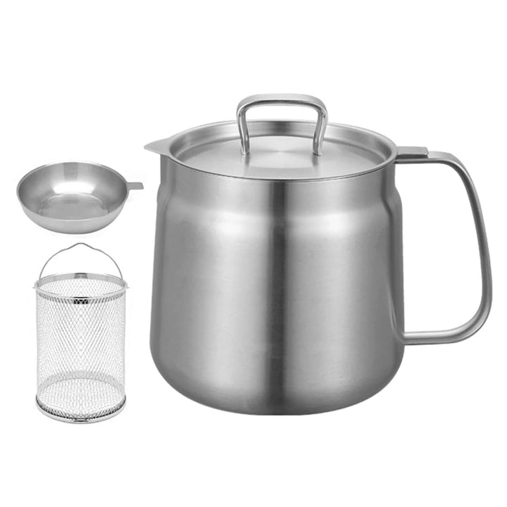 2 - in - 1 Oil Strainer Pot - VERRANOO