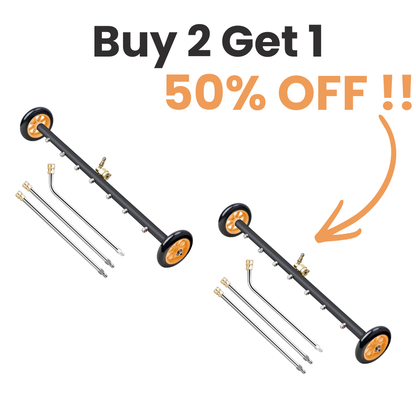 WheelCleaner™ 2-in-1 Pressure Washer Undercarriage Cleaner
