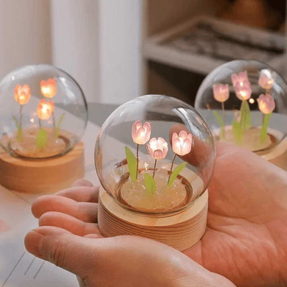 DIY Round Radiant Tulip Night Light