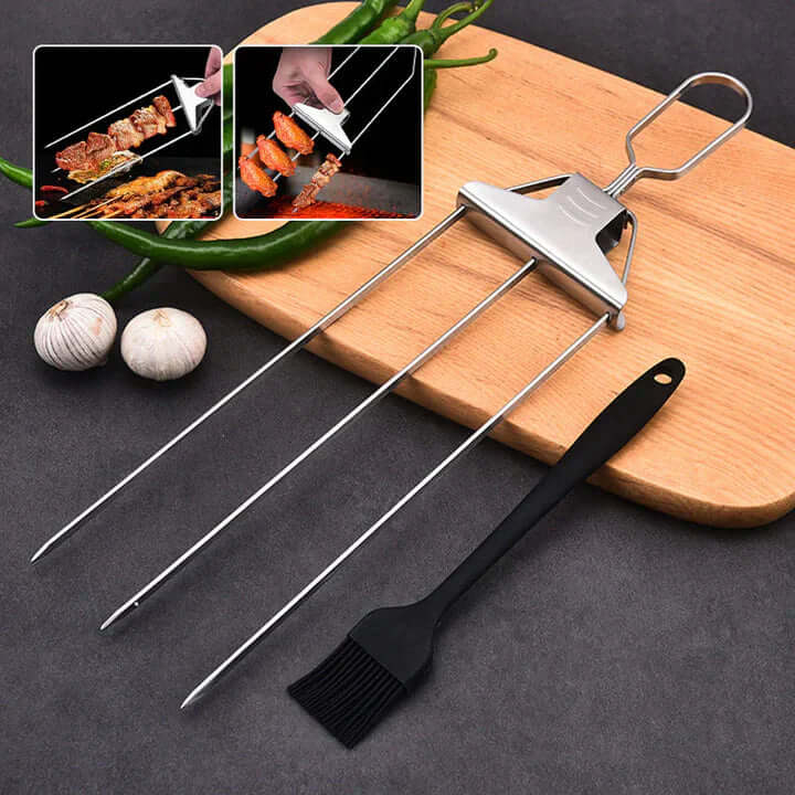 GrillBoss: Barbecue 3 Way Grill Skewer - Coolpho