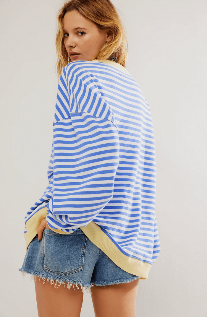 Almelia Striped Oversized Sweater