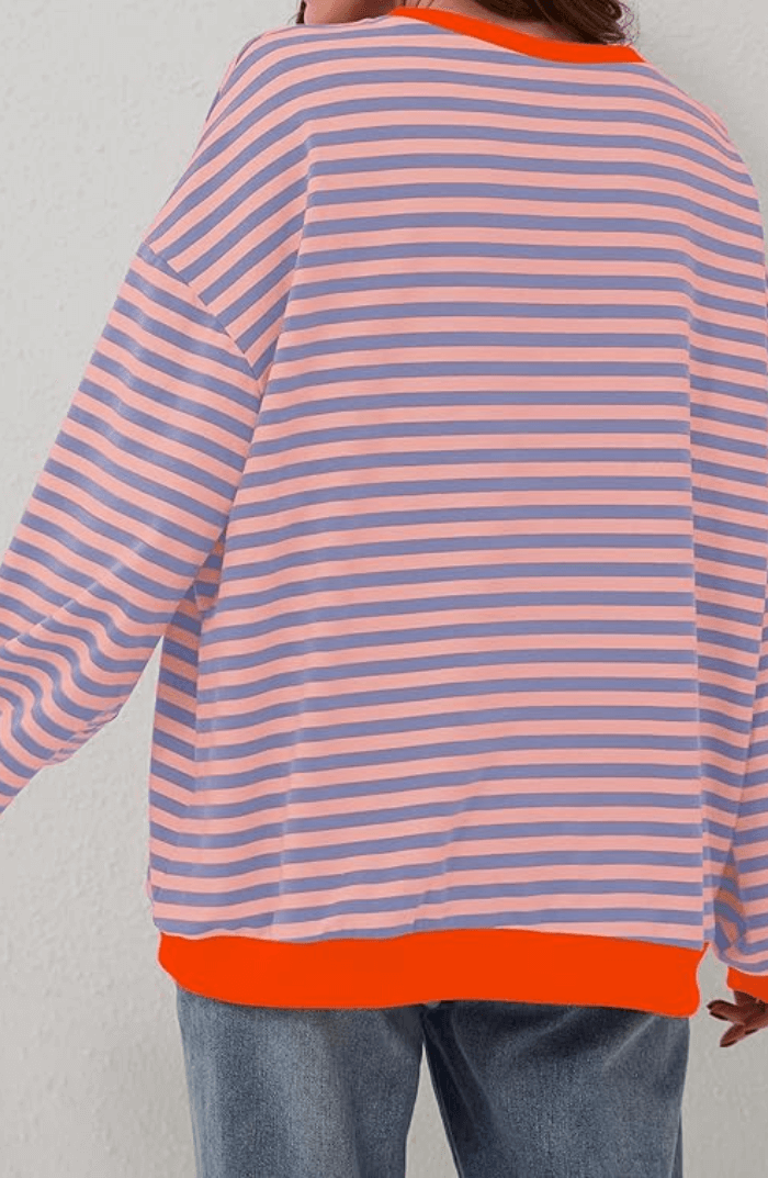 Almelia Striped Oversized Sweater