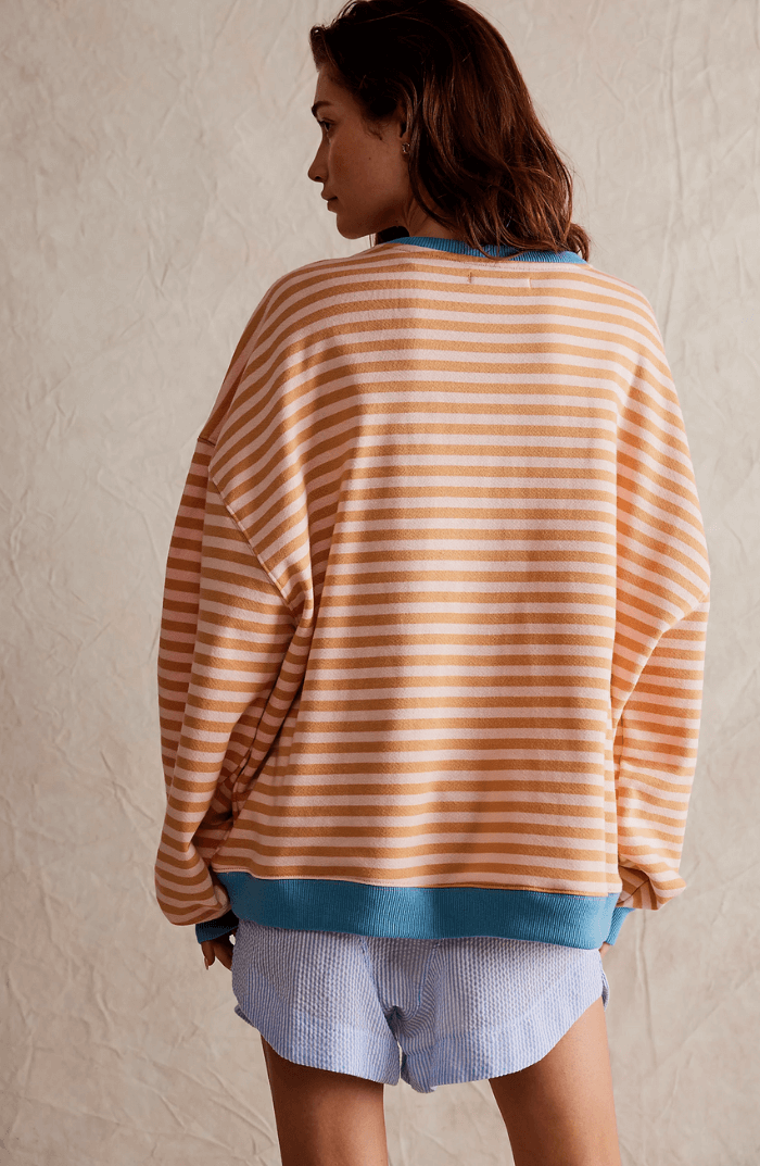 Almelia Striped Oversized Sweater