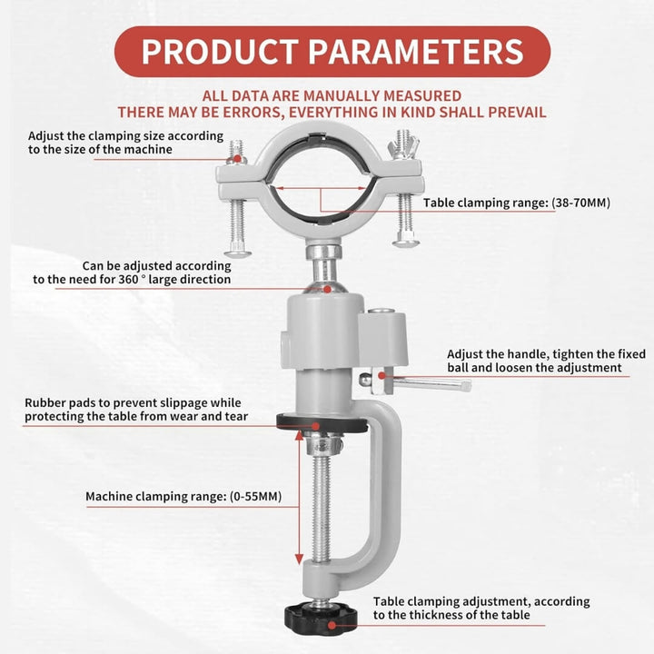 360 Degree Table Bench Vises Clamp