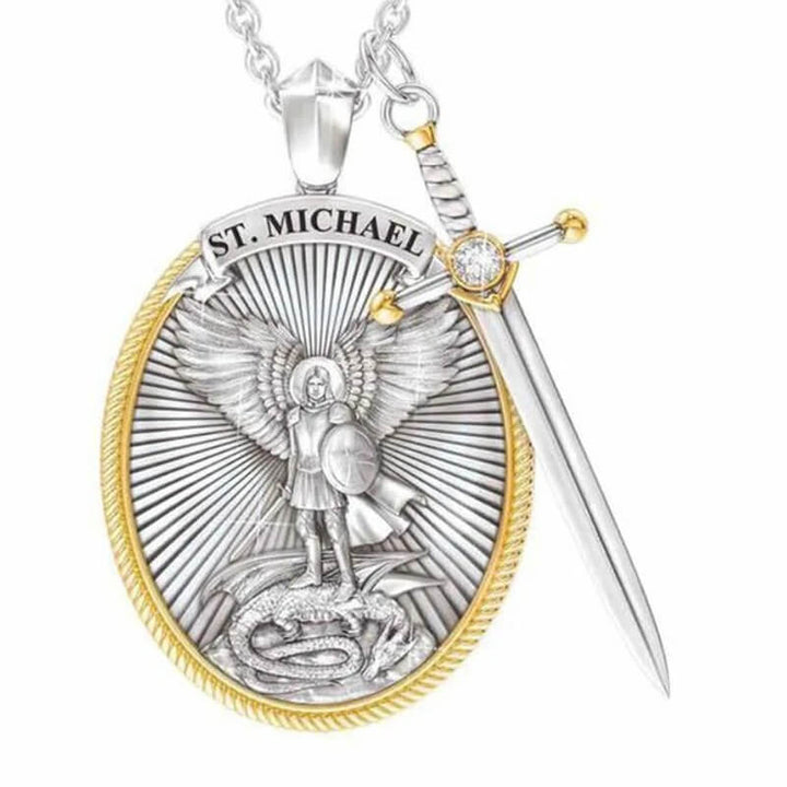 DivineGuard Archangel Michael Pendant Necklace