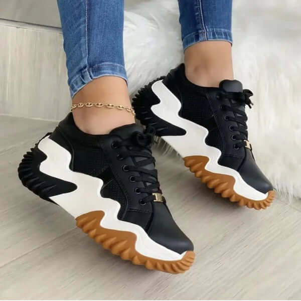 50% OFF + Free Shipping! I Women's Breathable Lace-Up Tennis Shoes