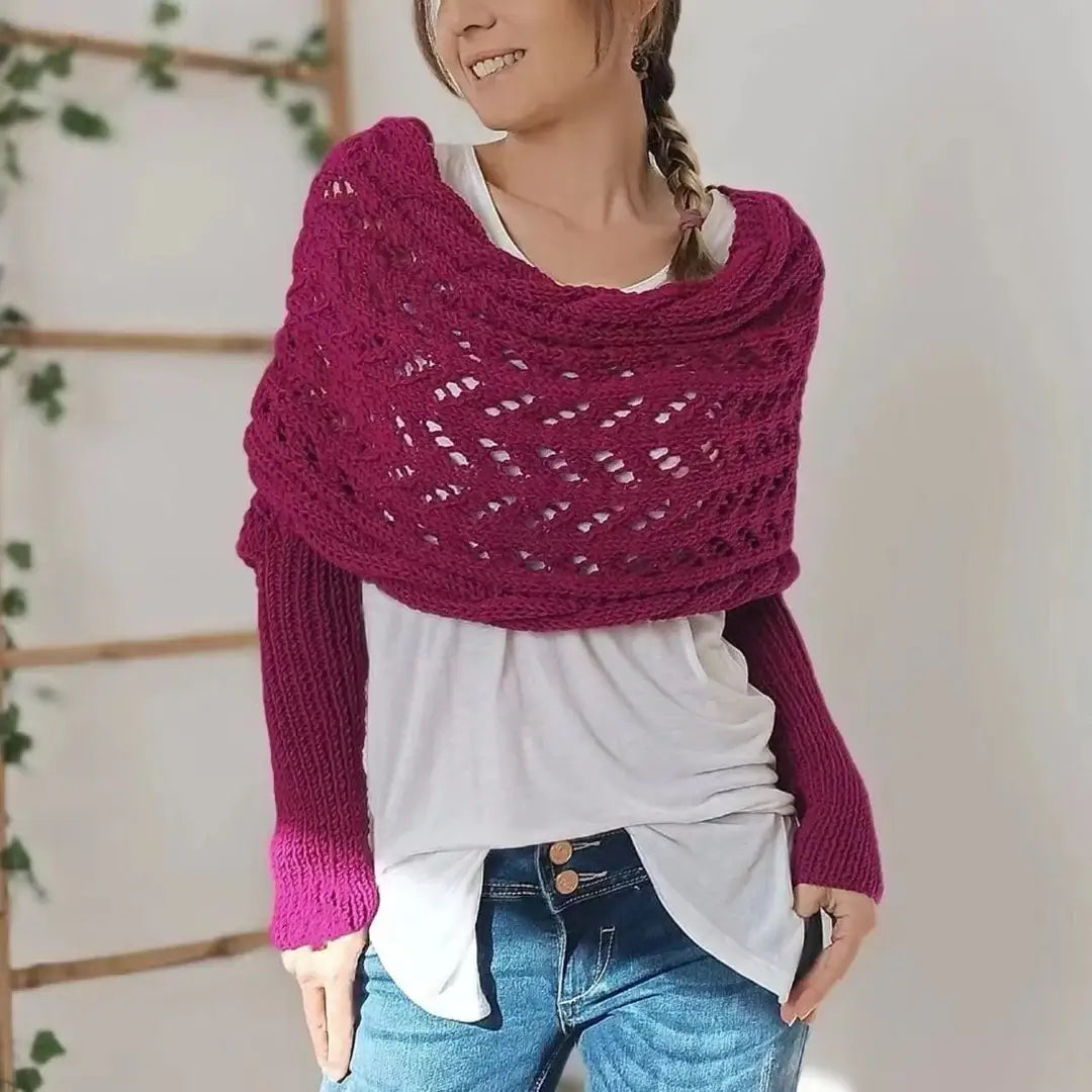 Women's Winter Knitted Wrap & Shrug