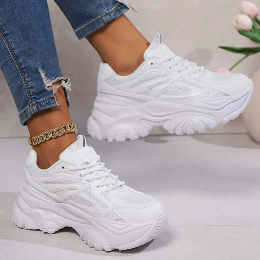 50% OFF + Free Shipping! I Breathable Lace - Up Walking Sneakers - VERRANOO