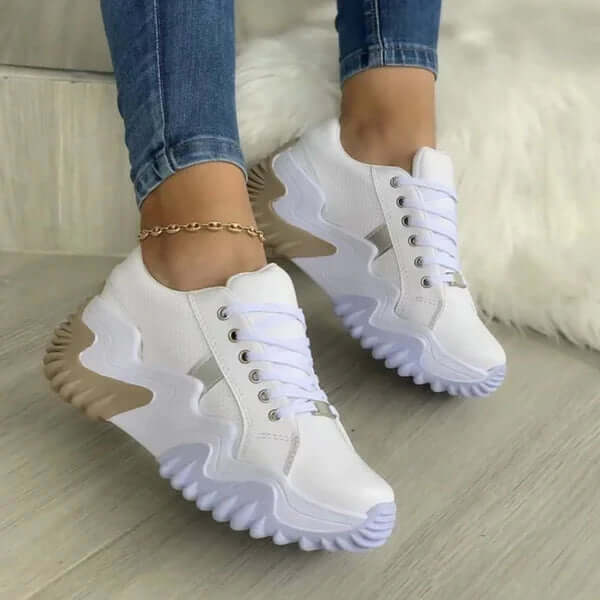 50% OFF + Free Shipping! I Women's Breathable Lace - Up Tennis Shoes - VERRANOO