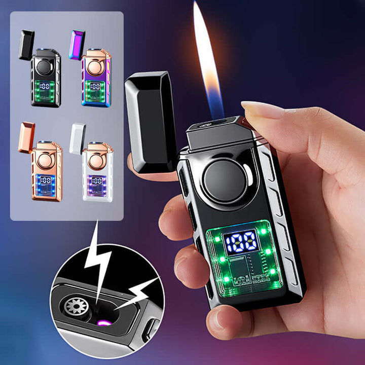 50% OFF + FREE SHIPPING | Multi - Functional Dual Flame Lighter with Colored Lights - VERRANOO