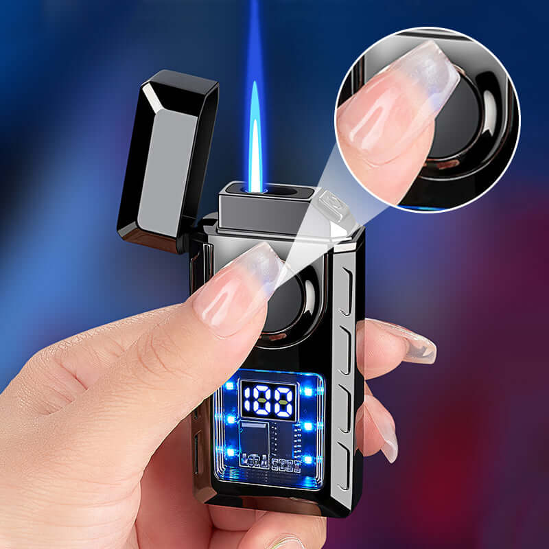 50% OFF + FREE SHIPPING | Multi - Functional Dual Flame Lighter with Colored Lights - VERRANOO