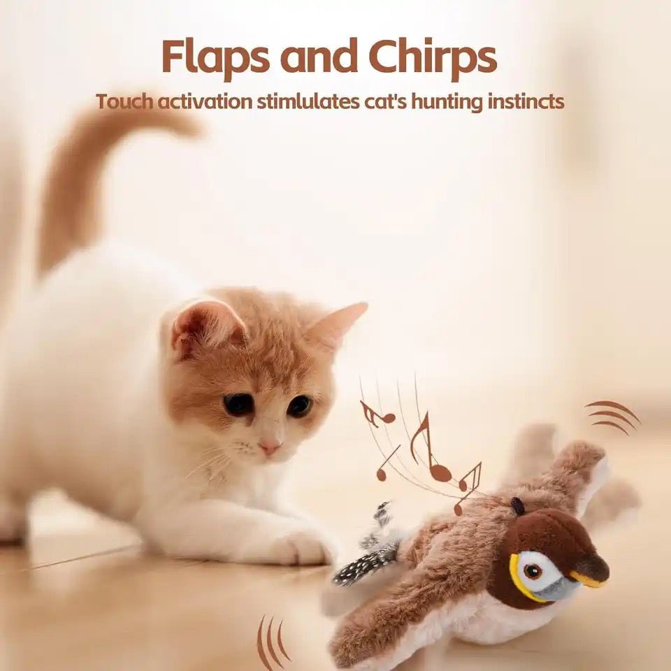 50% OFF | PetJoy Flapping Bird Cat Toy - VERRANOO