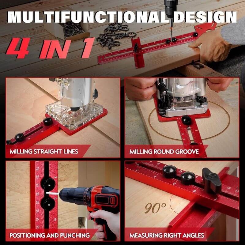 Bracket Router Mill ProWooder™ 4 in 1 Router Milling Groove Bracket – VERRANOO
