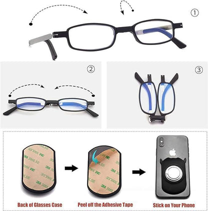 ClearPack™ Ultra-Compact Folding Reading Glasses